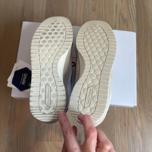 NWT Tretorn Rawlins 2.0 Sneakers Retro Red White Blue Women’s Size 8.5 - Picture 8 of 8